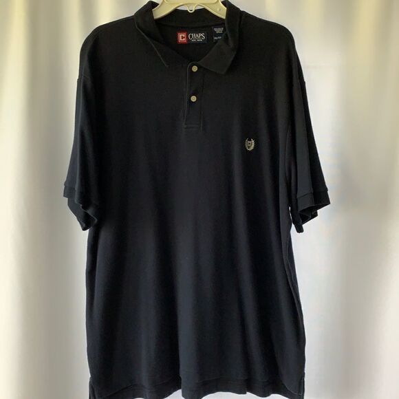 Chaps XXL Tall Polo shirt navy blue - Picture 1 of 6
